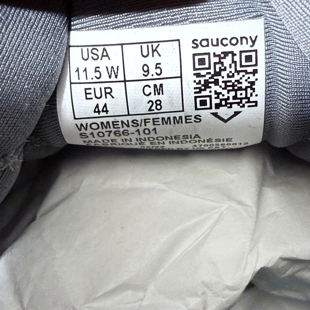 Saucony Women Shoes Echelon 9 Wide Sz 11.5 W S10766-101 Asphalt Athletic Sneaker